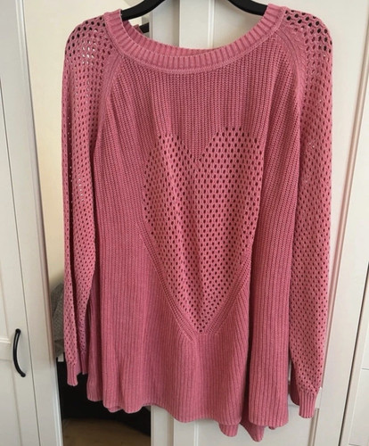 Next pink cotton open knit - next, open-knit