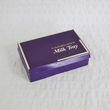 Vintage Cadbury's Milk Tray Chocolate’s Empty Box, Cardboard 1960s 1970's Purple
