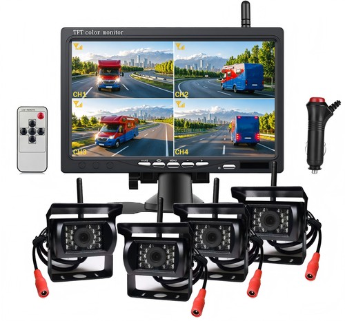 Monitor camera rv kit - 7", 4
