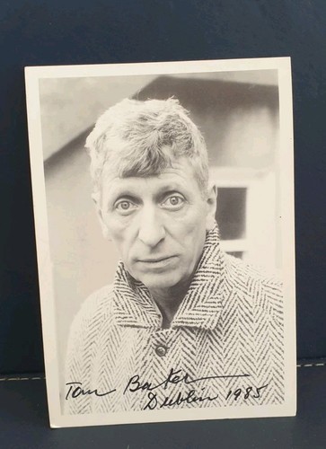 Doctor who tom baker signed - tom,