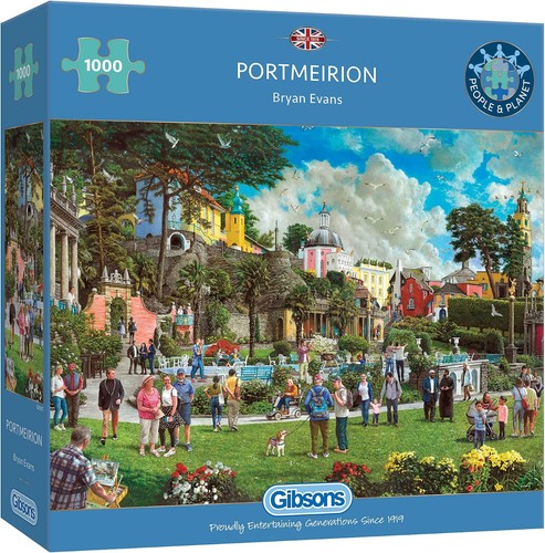 Gibsons portmeirion 1000 piece - portmeirion,