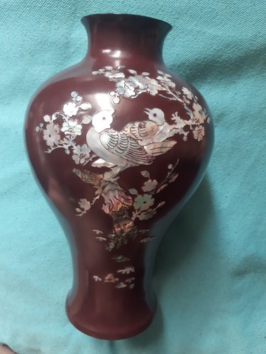Vintage asian burgundy - asian,