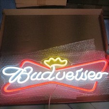 Budweiser Neon Sign - Colorful