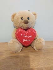 BRUBAKER I love you Teddy Bear 10" / 25 CM Couples Gift for Girlfriend Him Her