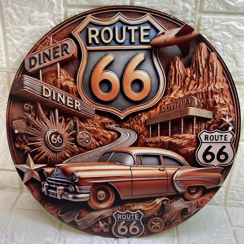 Vintage look route pickup - route, 66