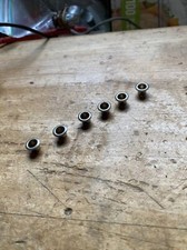 VINTAGE SET 1960's HARMONY ELECTRIC GUITAR TUNER BUSHINGS FERULE BOBKAT REBEL