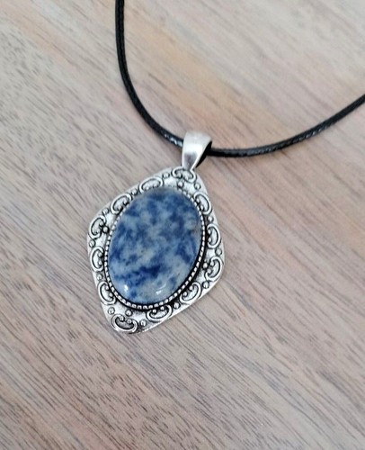 Sodalite crystal pendant - sodalite,