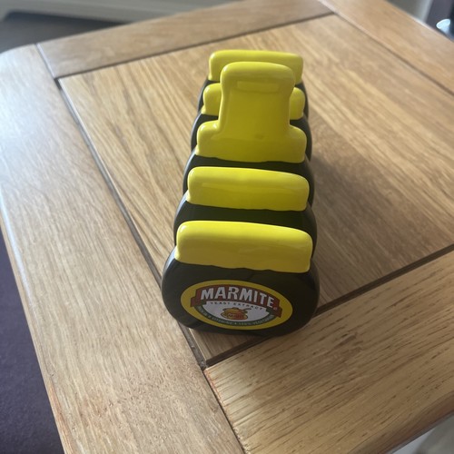 Ceramic marmite black yellow - ceramic,