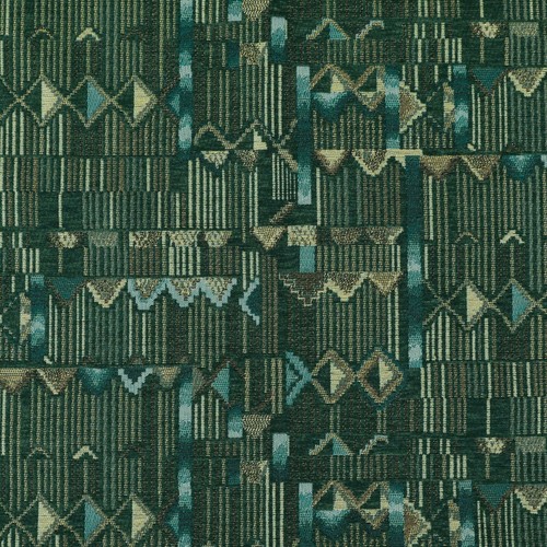 Green gold pattern - green,
