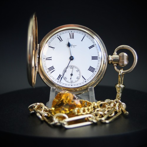 Antique waltham 17j gold - antique,