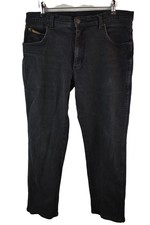Wrangler Mens Black Denim