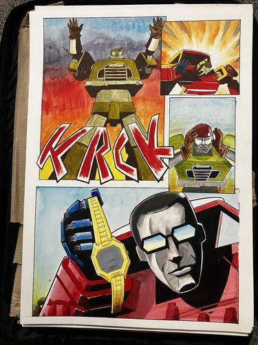 Original comic art - art, a3