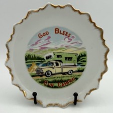 God Bless Our Camper Plate