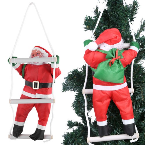 Rope ladder climbing santa - ladder,
