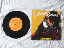 DAVID BOWIE UP THE HILL BACKWARDS / CRYSTAL JAPAN - ORANGE SOLID CENTRE UK PRESS