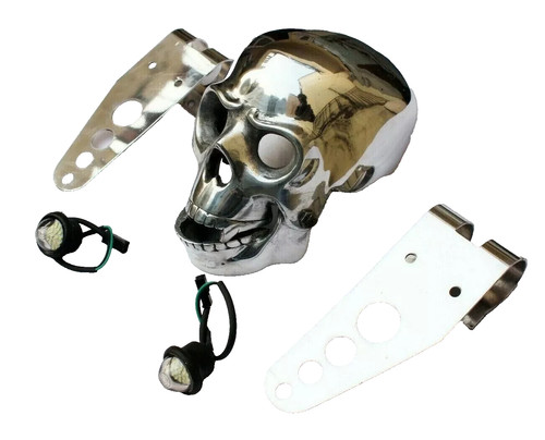 Polished plain skull light for - skull,