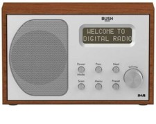 Bush Wooden DAB Radio with LCD