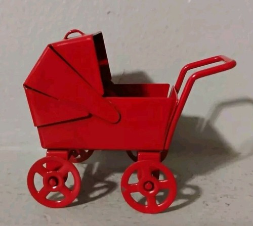 Vintage red metal - metal, miniature