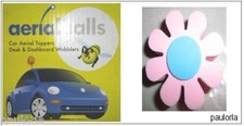 PINK & BLUE DAISY AERIAL BALL