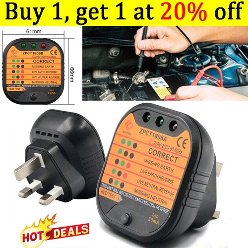 Pin mains socket tester - pin,