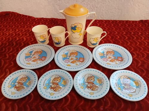 Vintage childs metal - tea, set