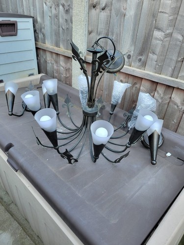 Gothic style chandelier with - style,