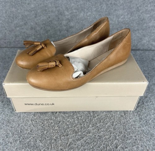 Dune leather tassel shoes - dune,