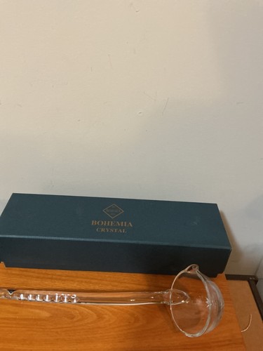 Bohemia crystal punch ladle - crystal,