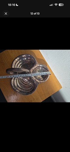 Vintage triple shell silver - vintage,