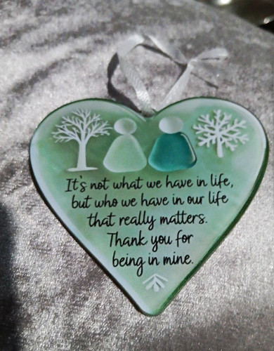 Friendship heart hanging - heart,
