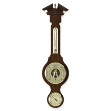 Bey Berk Banjo Weather Station with Barometer, Thermometer and Hygrometer