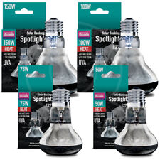 ARCADIA BASKING SOLAR SPOTLIGHT UV-A E27 REPTILE BULB LAMP UVA SPOT LIGHTING