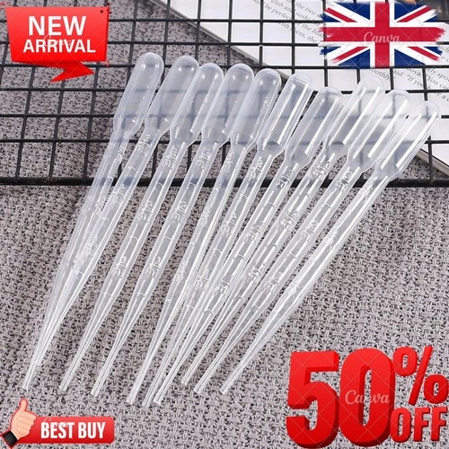 3ml plastic pipettes - pipettes, transfer