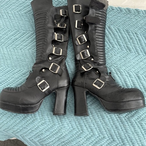 Gothic boots size in - gothic,