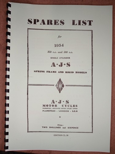 Ajs model 16m 16mc - model,