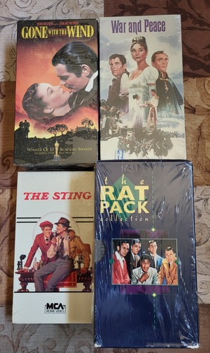 Lot sealed vhs collection - lot,