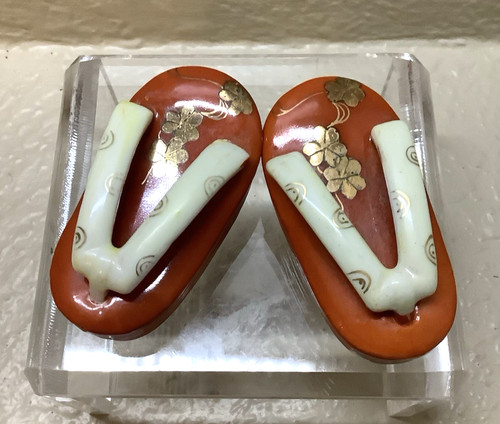 Vintage japanese shoes geisha - japanese,