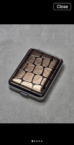 Vesta metal pocket case bronze - case,