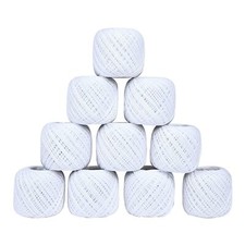 Cotton Crochet Thread Mercerized Sewing Yarn Crafts Knitting Embroidery 10 Ball