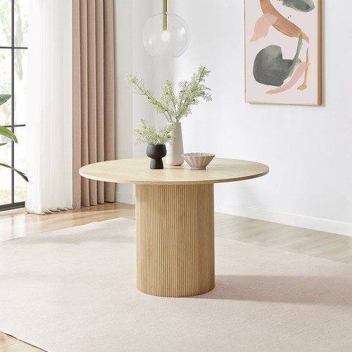 Penrose oak 120cm round wooden - 120cm,