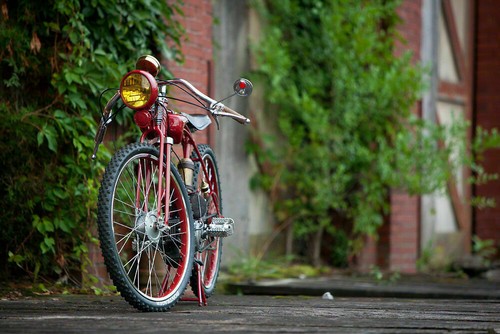New monark motorized bike - new,