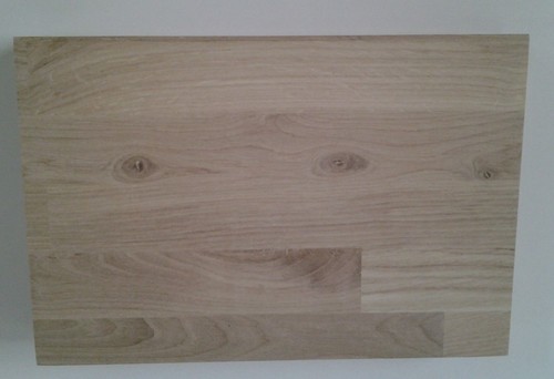 Solid oak block - oak, suitable