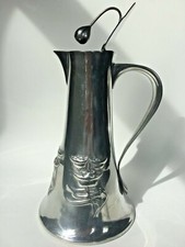Large Archibald Knox Pewter Water Jug, very collectable piece, great condition!