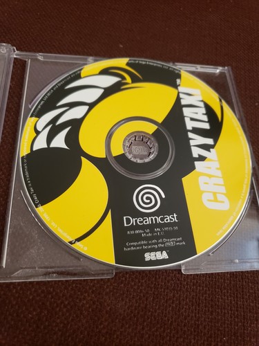Crazy taxi dreamcast disk - crazy,