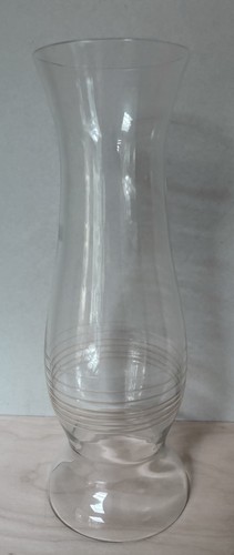 Vintage oil lamp glass chimney - vintage,