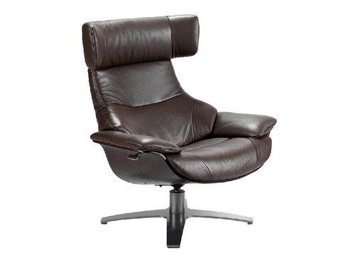 Leather upholstered swivel - leather,