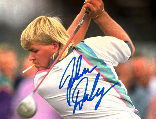 John daly signed 8x10 pga - john,