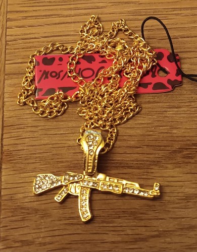 Gold tone gun style - gold,