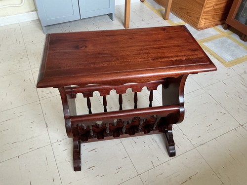 Solid mahogany side table - solid,