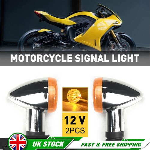 Motorcycle chrome bullet - motorcycle,